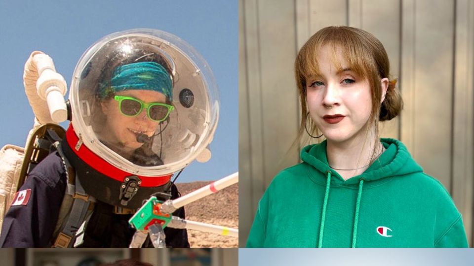 Headshots of the four 2025 Tett Artists in Residence: Erin Kennedy, Rowynne Grant, Callie Silverton, & Jabra Mitwasi